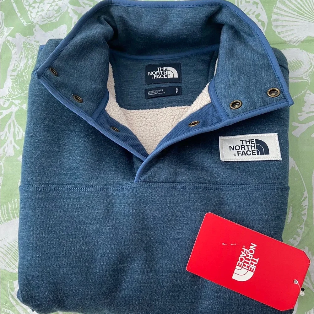 The North Face Men's Sherpa Patrol 1/4 Snap Pullover Sweatshirt Size Small